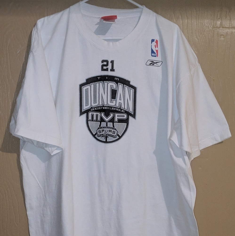 Vintage 2003 Reebok NBA League Tim Duncan MVP